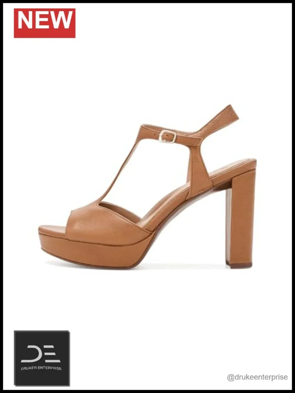Women's Heeled Sandals Platform Stiletto Leather Dress Shoes